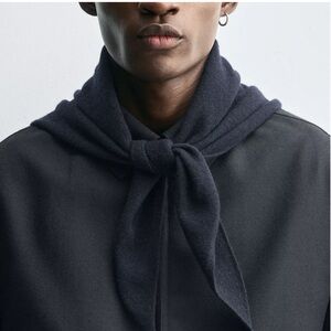 ZARA WOOL KNIT BANDANA - TRIANGLE SCARF - UNISEX TRIANGULAR HEADSCARF SHAWL WRAP